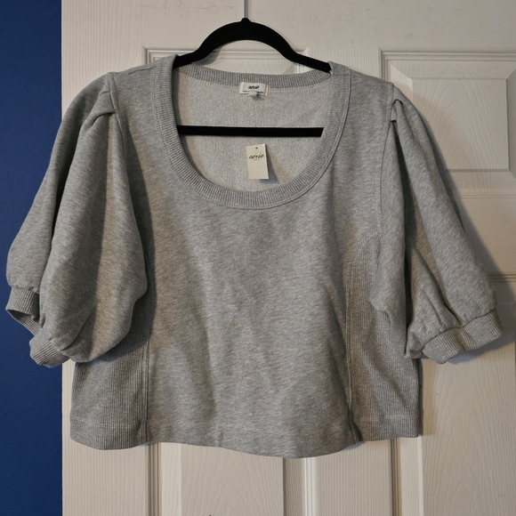 aerie Tops - Aerie Light Gray Top